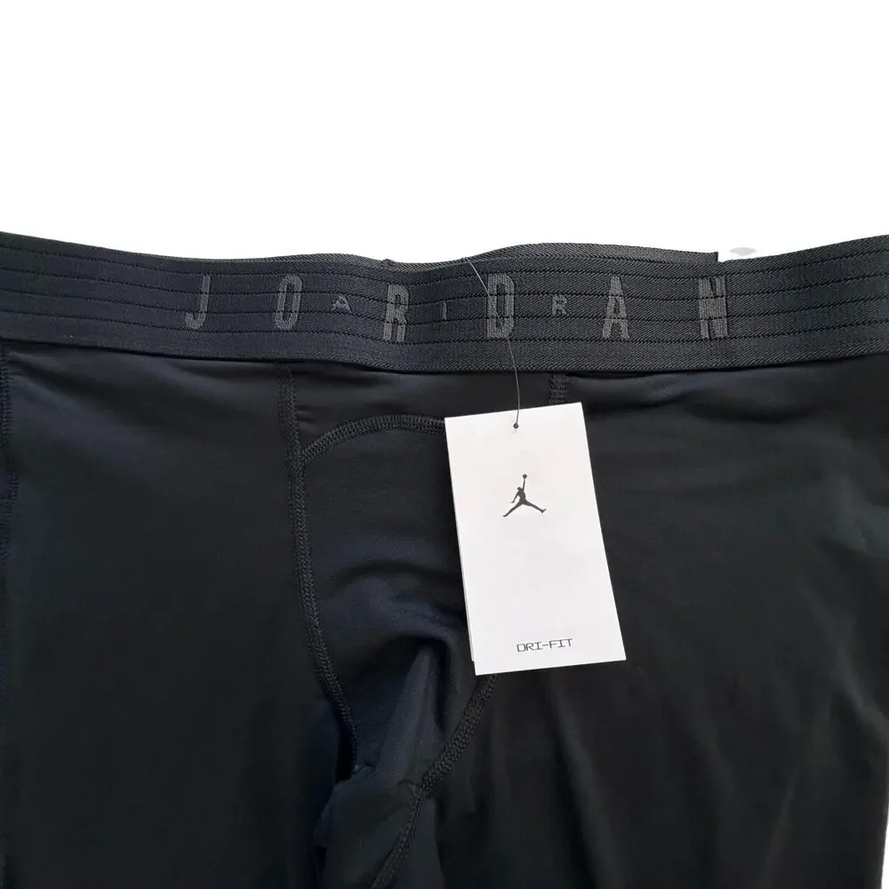 New Nike Jordan Sport Dri-FIT Mens 3/4 Training Tights Pants Black Size XL NWT